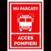 Semn nu parcati acces pompieri